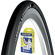 Michelin Lithion 2 Dark Grey 23c Tyre and Tube